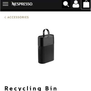Nespresso Recycling Bin